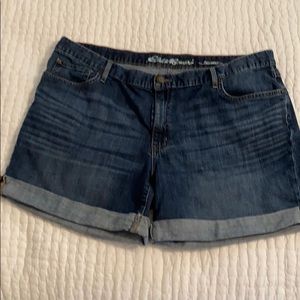 Denim shorts